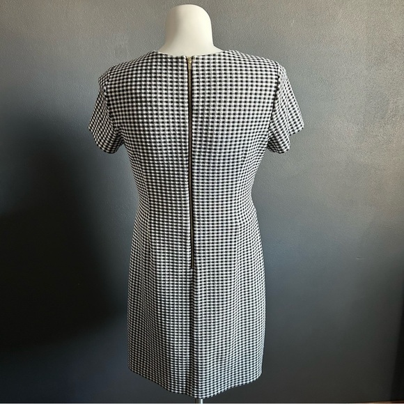 Calvin Klein Black & White Checkered Sheath Dress - Picture 7 of 7